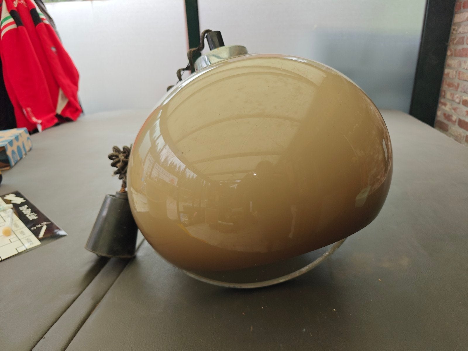 space age lamp, Ophalen