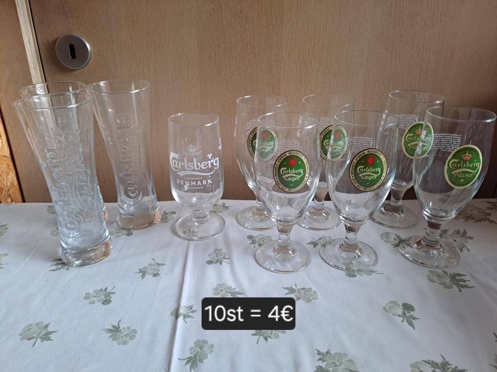 Carlsberg glazen, Verzamelen, Ophalen