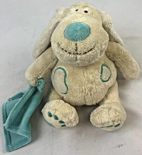 Anna Club Plush Dizzy Dog en peluche pour chien beige bleu c, Enfants & Bébés, Overige karakters, Chien, Comme neuf, Petit (moins de 20 cm)