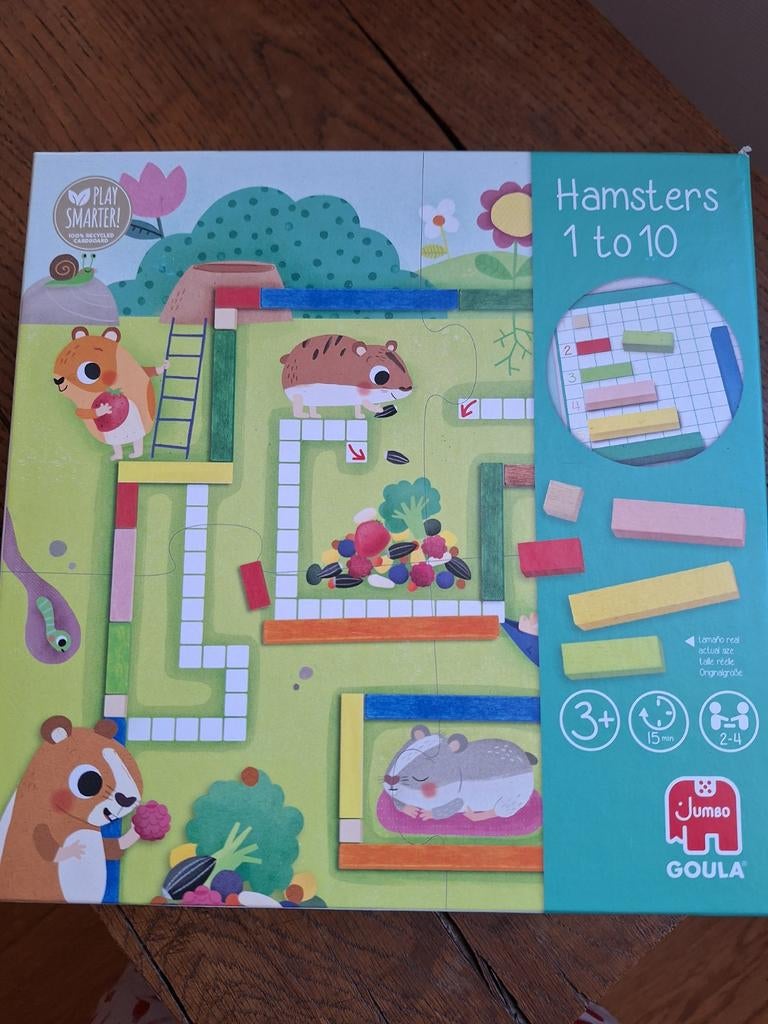 Educatief spel „hamster 1 tot 10", Ophalen of Verzenden, Nieuw, Rekenen