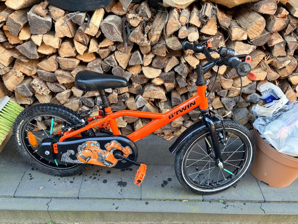 Kinderfiets BeTwin 16 inch, Ophalen, Gebruikt, 16 tot 20 inch