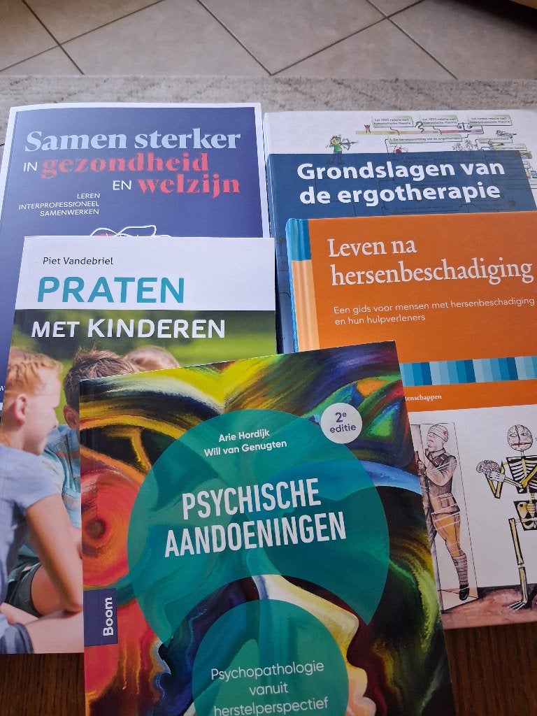 Boeken ergotherapie 2 en/of 3de jaar, Boeken, Ophalen, Zo goed als nieuw, Hogeschool