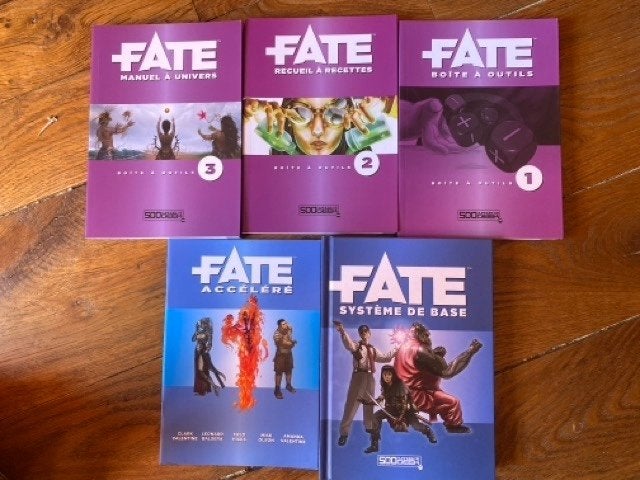 FATE le jeu de rôles- gros lot 5 livres + écran MJ - NEUF, Enlèvement ou Envoi