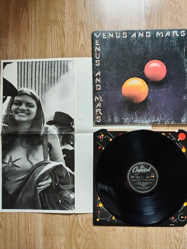 WINGS MCCARTNEY BEATLES VENUS AND MARS UK, Avec poster, Envoi