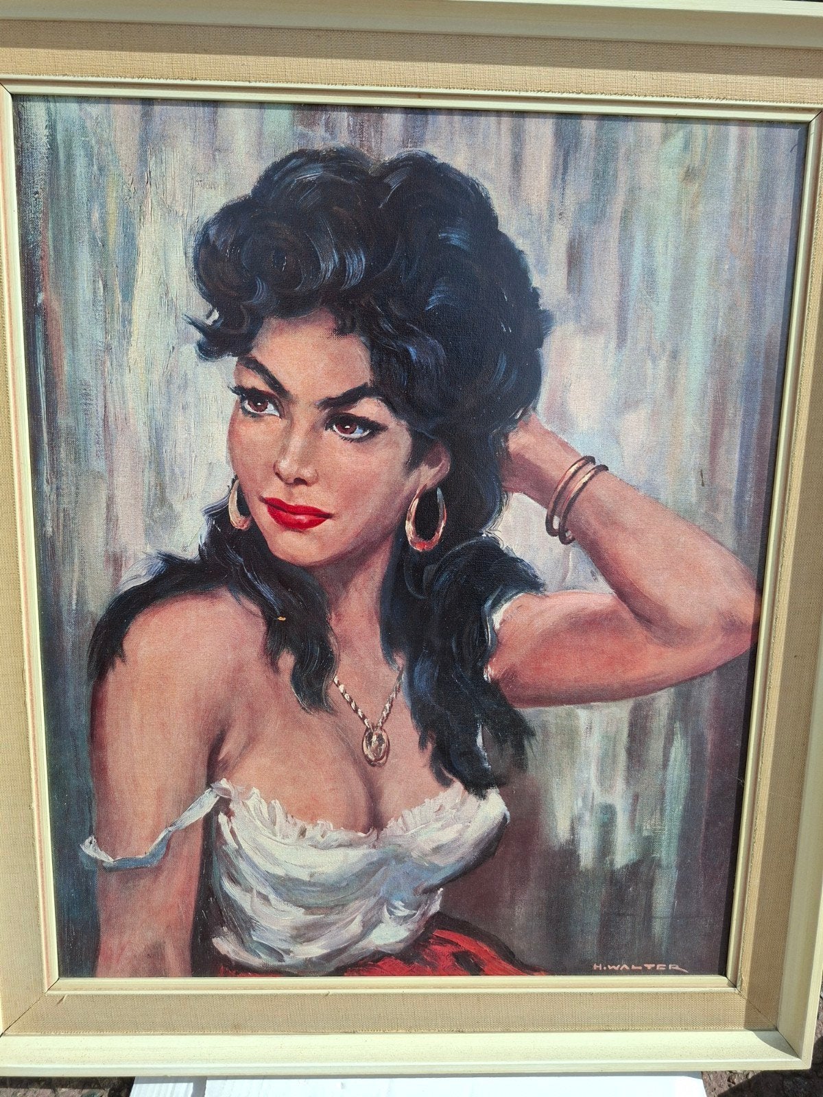 prachtig  retro schilderij  / kunstwerk, Antiek en Kunst, Ophalen