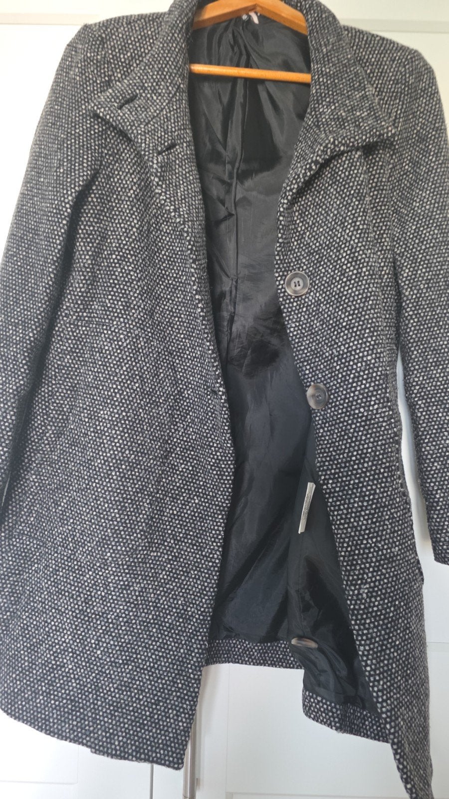 Manteau Laine 50% AXIOME / INNO 38 M, Enlèvement ou Envoi, Blanc, Manteau