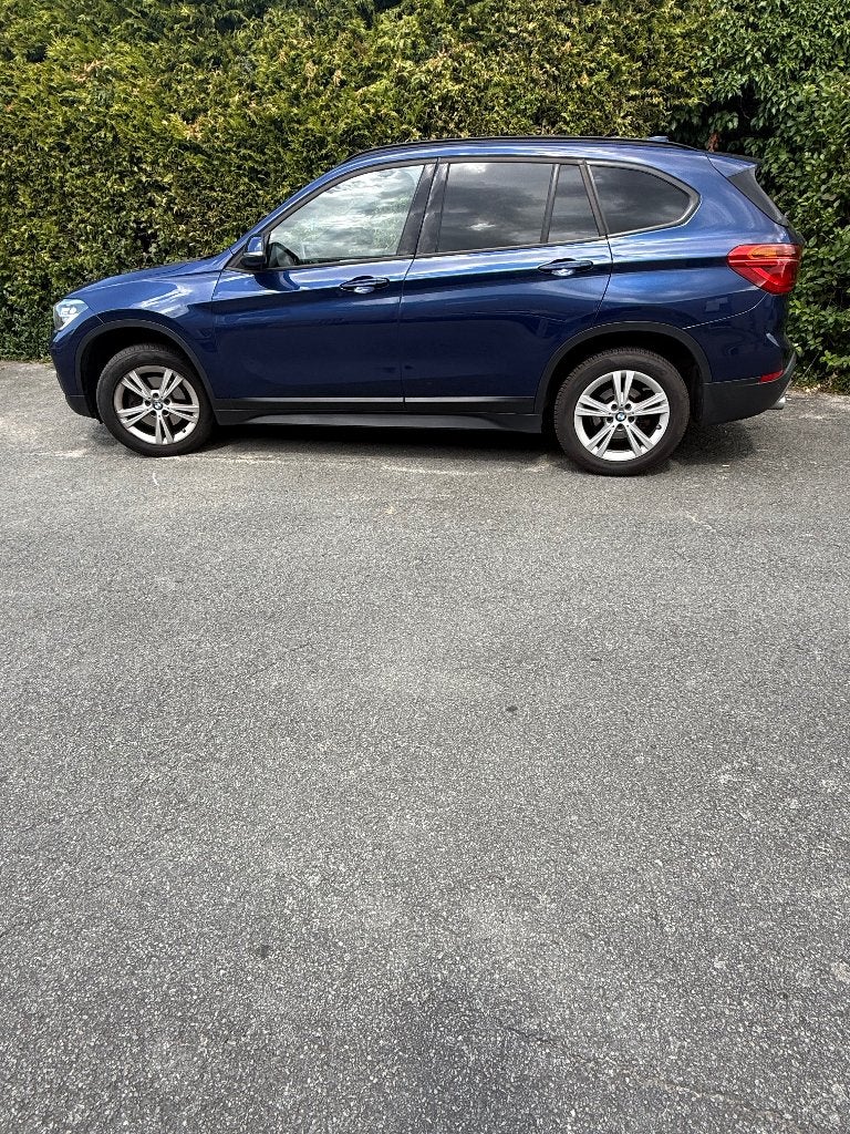 BMW X1, Auto's, BMW, Blauw, Leder, Diesel, 5 deurs