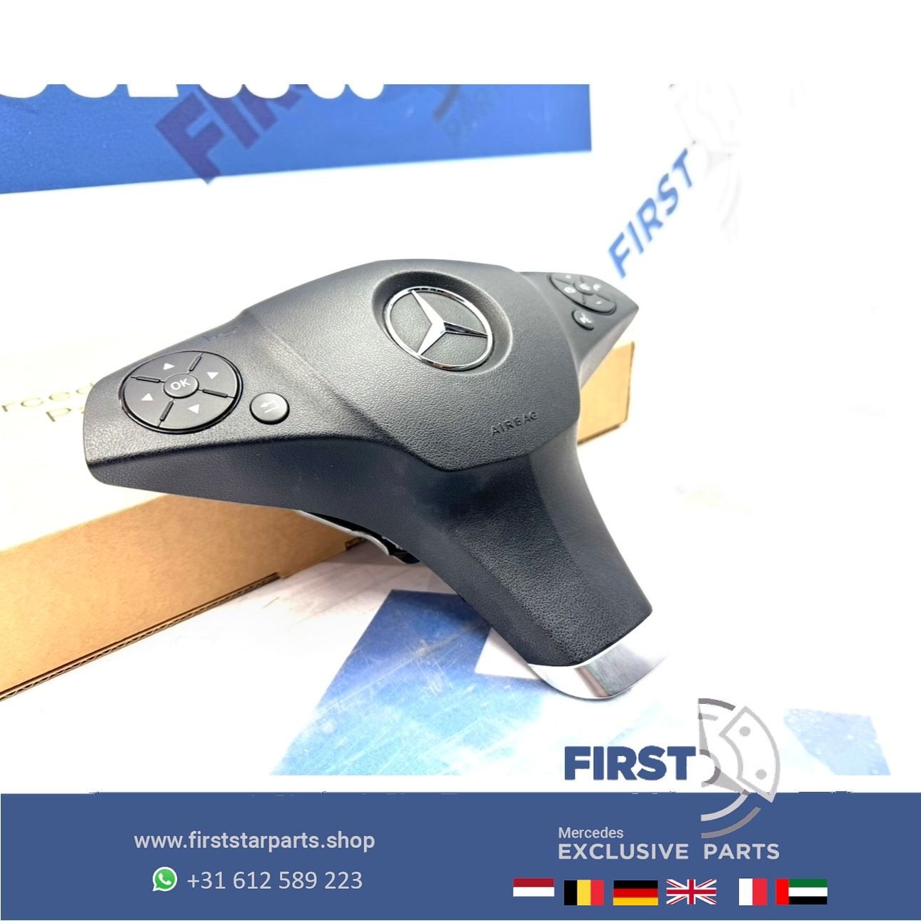 AMG STUURAIRBAG W204 W212 W207 X204 A207 S207 W164 ORIGINEEL, Gebruikt, -, Ophalen of Verzenden, -