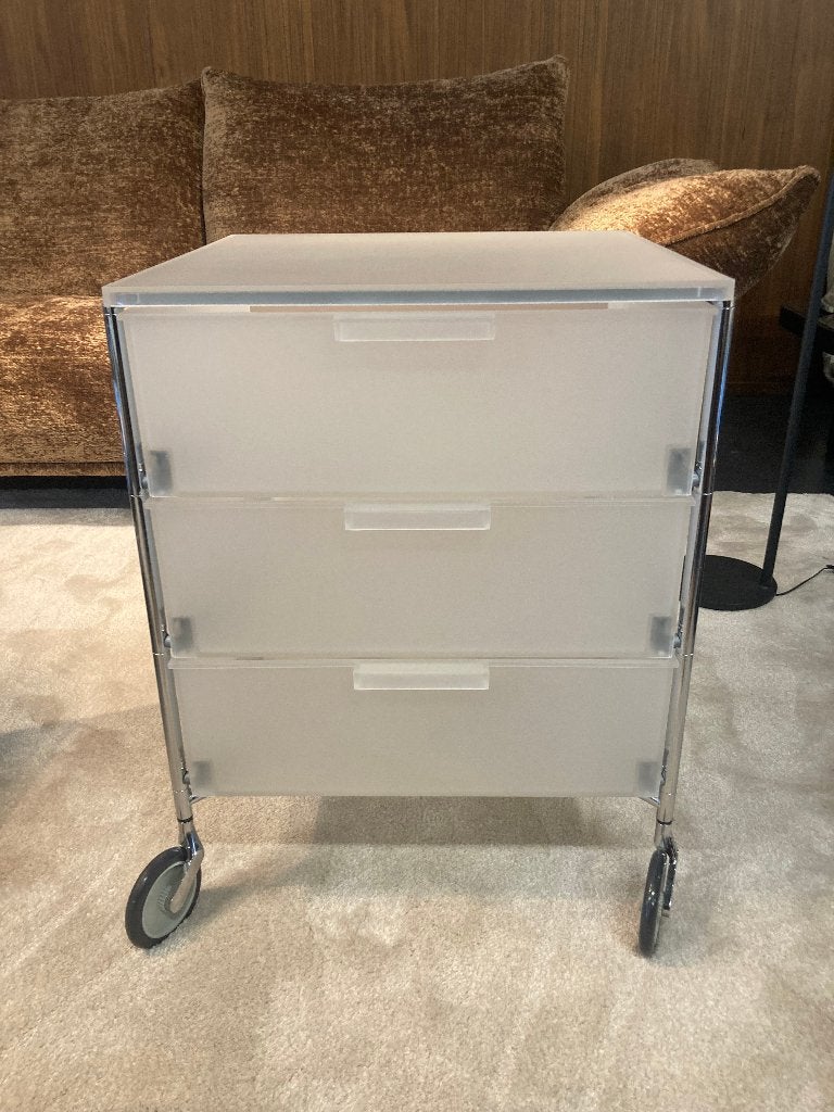 Ladekastje Kartell Mobil 3 Drawers Ice, Huis en Inrichting, Ophalen of Verzenden, Nieuw
