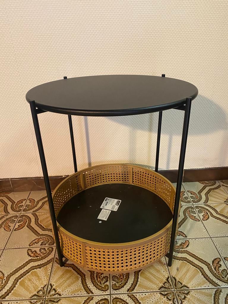 Bijzettafel home creation rotan salontafel ALDI, Maison & Meubles, Enlèvement, Comme neuf