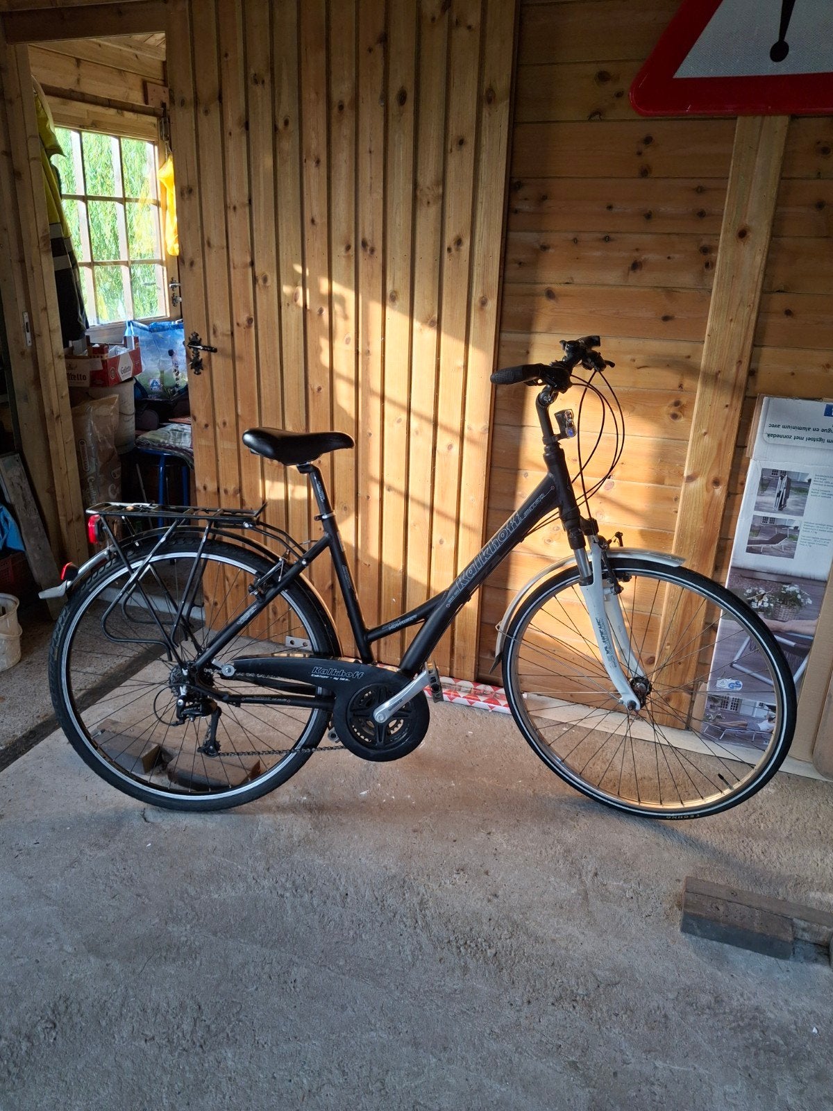Damesfiets kalkhoff, Ophalen