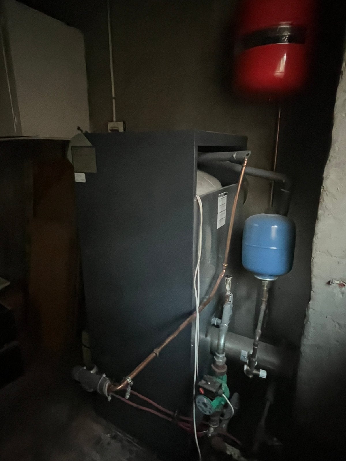 GRATIS - mazout centrale verwarming (zelf af te breken), Doe-het-zelf en Bouw, Ophalen, Gebruikt, Cv-ketel of Combi-ketel, 60 tot 150 cm