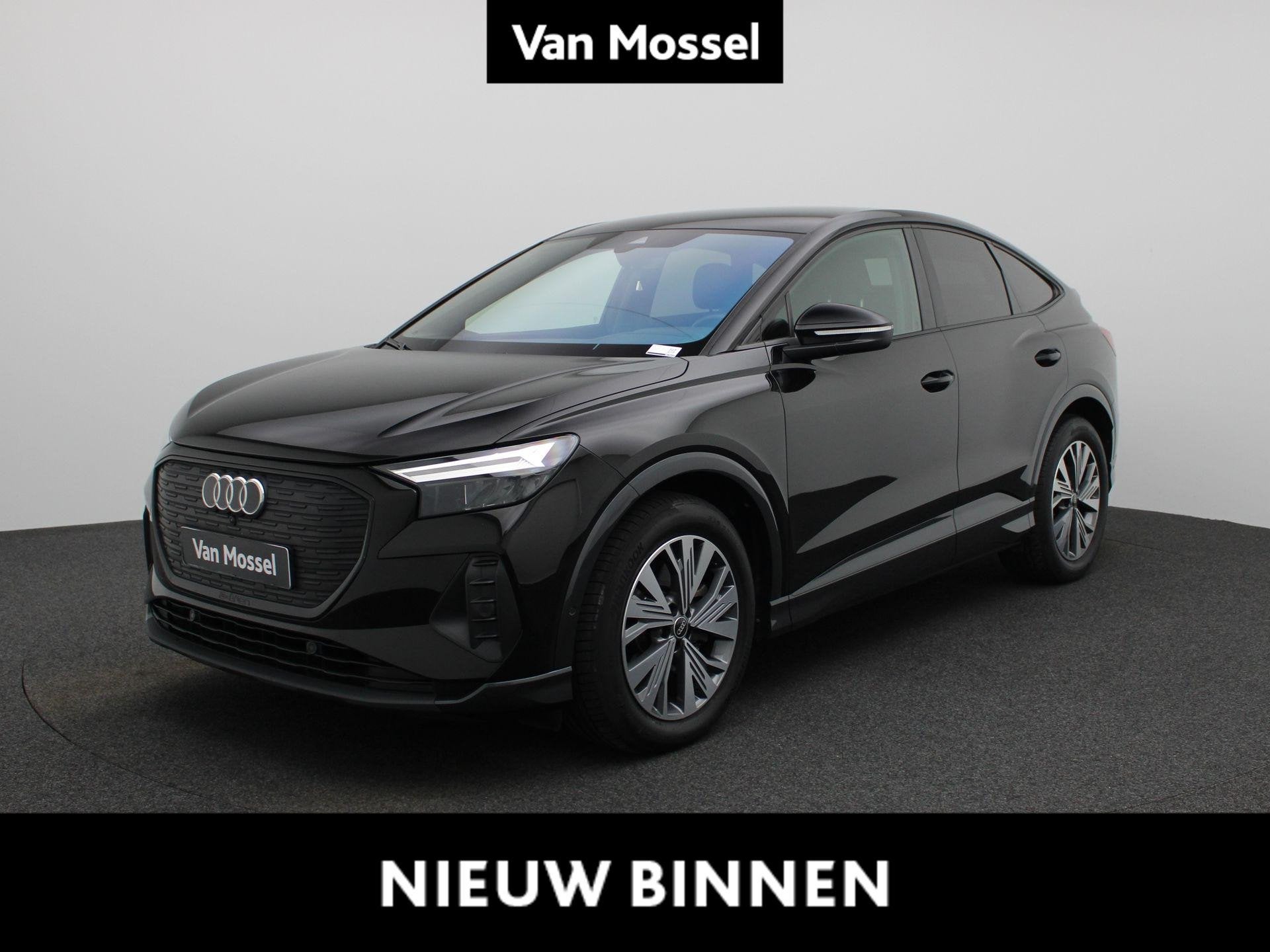 Audi Q4 Sportback e-tron 50 quattro HEAD-UP DISPLAY | STUURW, Auto's, Stof, Gebruikt, Zwart, 82 kWh