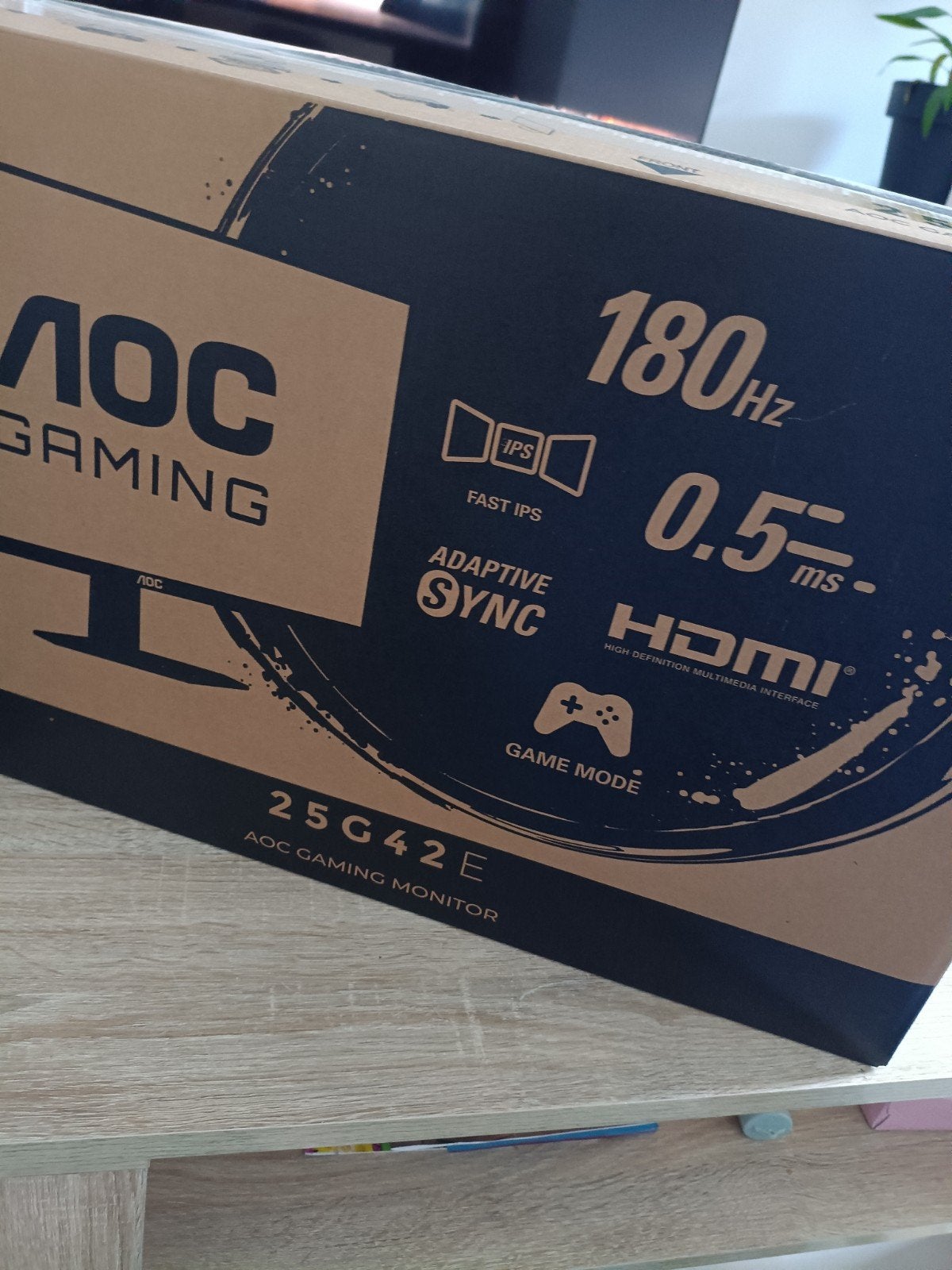 Écran gaming AOC 25G42E Neuf, Informatique & Logiciels, Enlèvement ou Envoi, Gaming