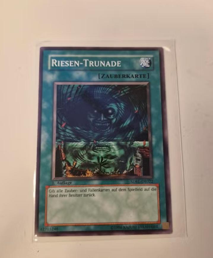 Yu-Gi-Oh ! Carte Riesen-Trunade Zauber - SDRL-DE022, Enlèvement ou Envoi, Neuf