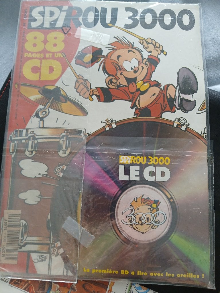 Journal Spirou 3000, Enlèvement, Utilisé