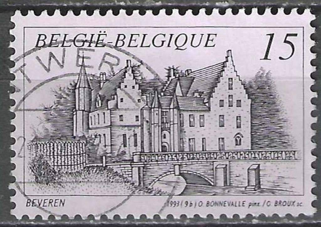 Belgique 1993 - Yvert/OBP 2513 - Tourisme - Châteaux (ST), Timbres & Monnaies, Envoi, Affranchi, Oblitéré