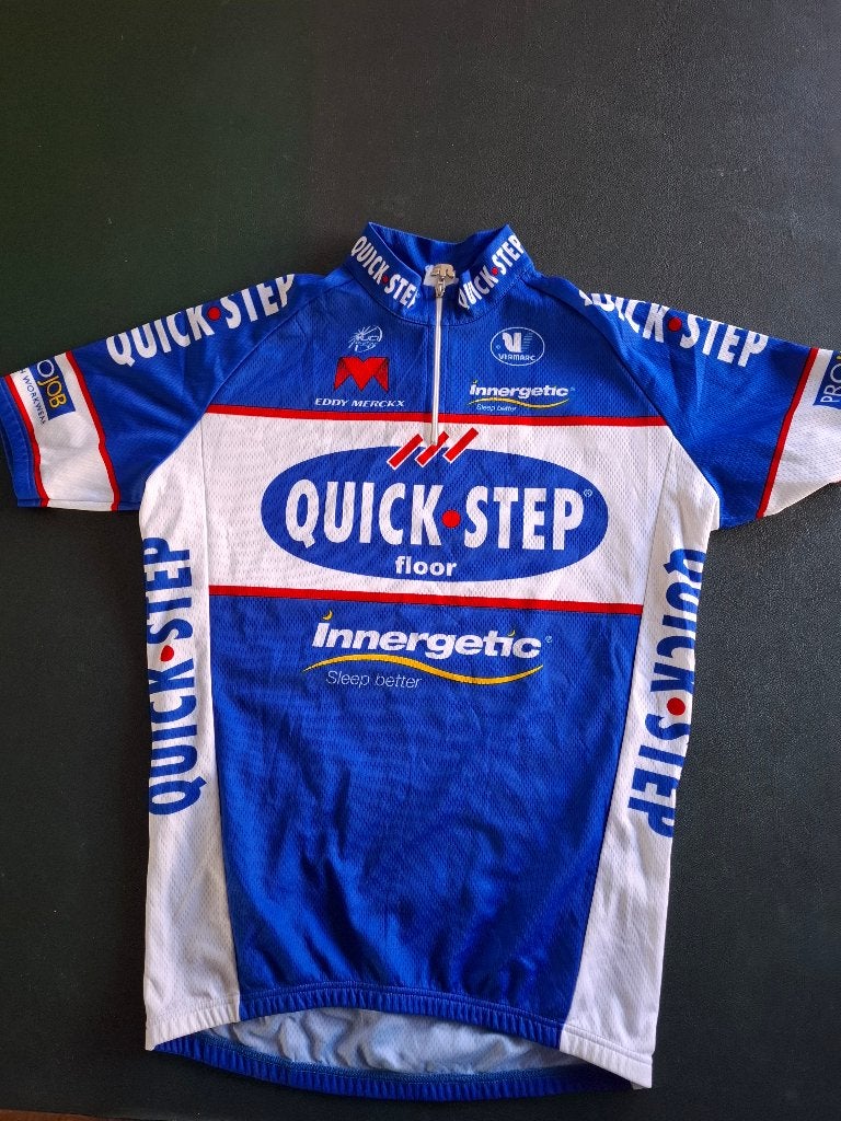 koerstruitje wielertrui quickstep innergetic Vermarc, Enlèvement ou Envoi, Utilisé, Vêtements