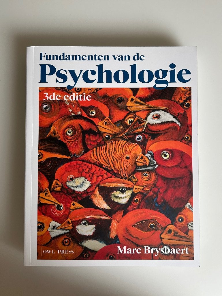 Fundamenten van de psychologie (3de editie) - Marc Brysbaert, Enlèvement, Alpha, Enseignement supérieur, Comme neuf