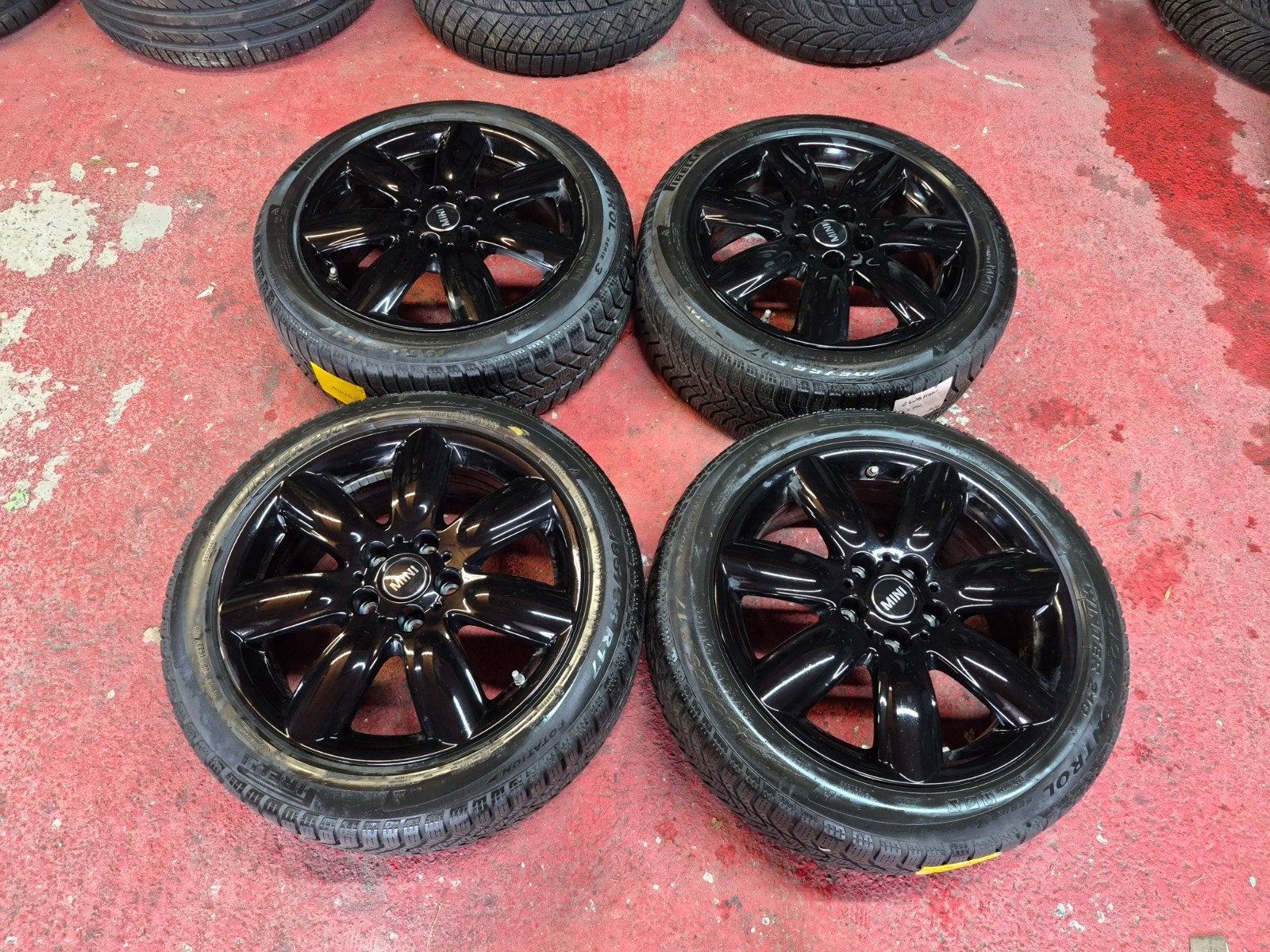 jantes origine MINI 17" kit hiver Cooper Clubman F54 5x112, Enlèvement, Utilisé, Mini