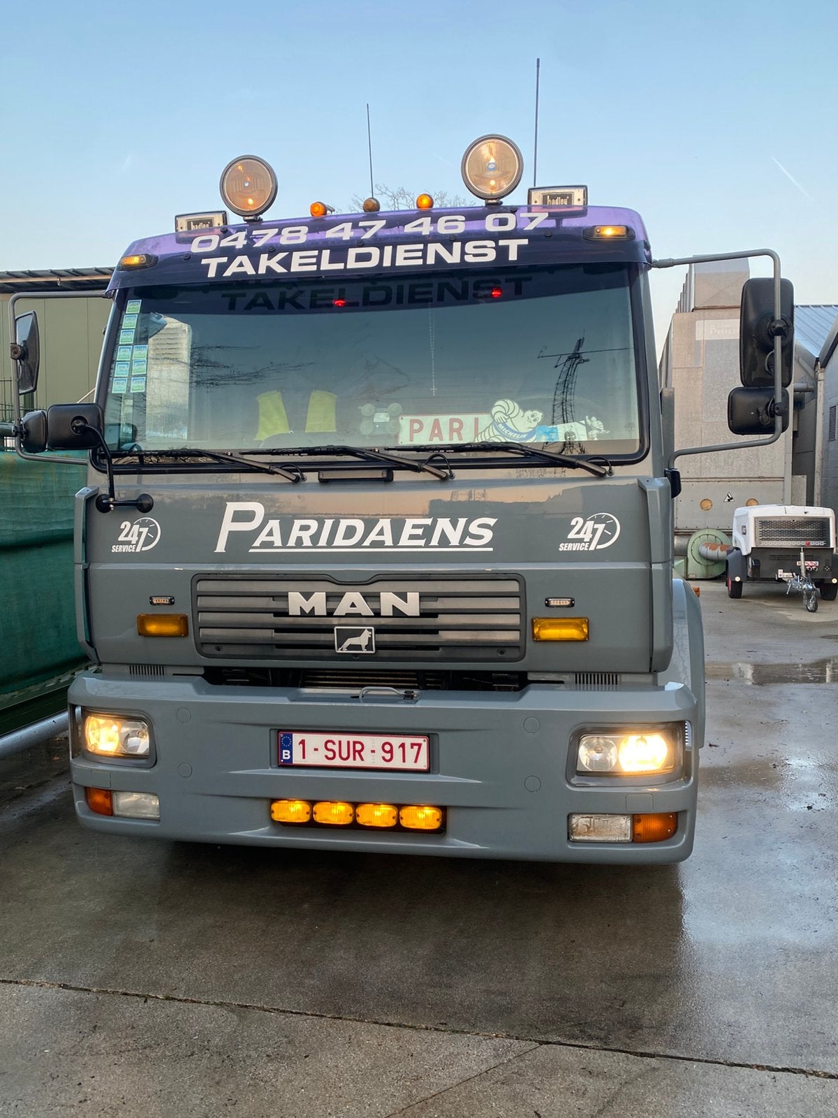 Depannage Man 14T  in zeer goede staat en direkt inzetbaar, Auto's, Vrachtwagens, Stof, MAN, Bedrijf, Diesel