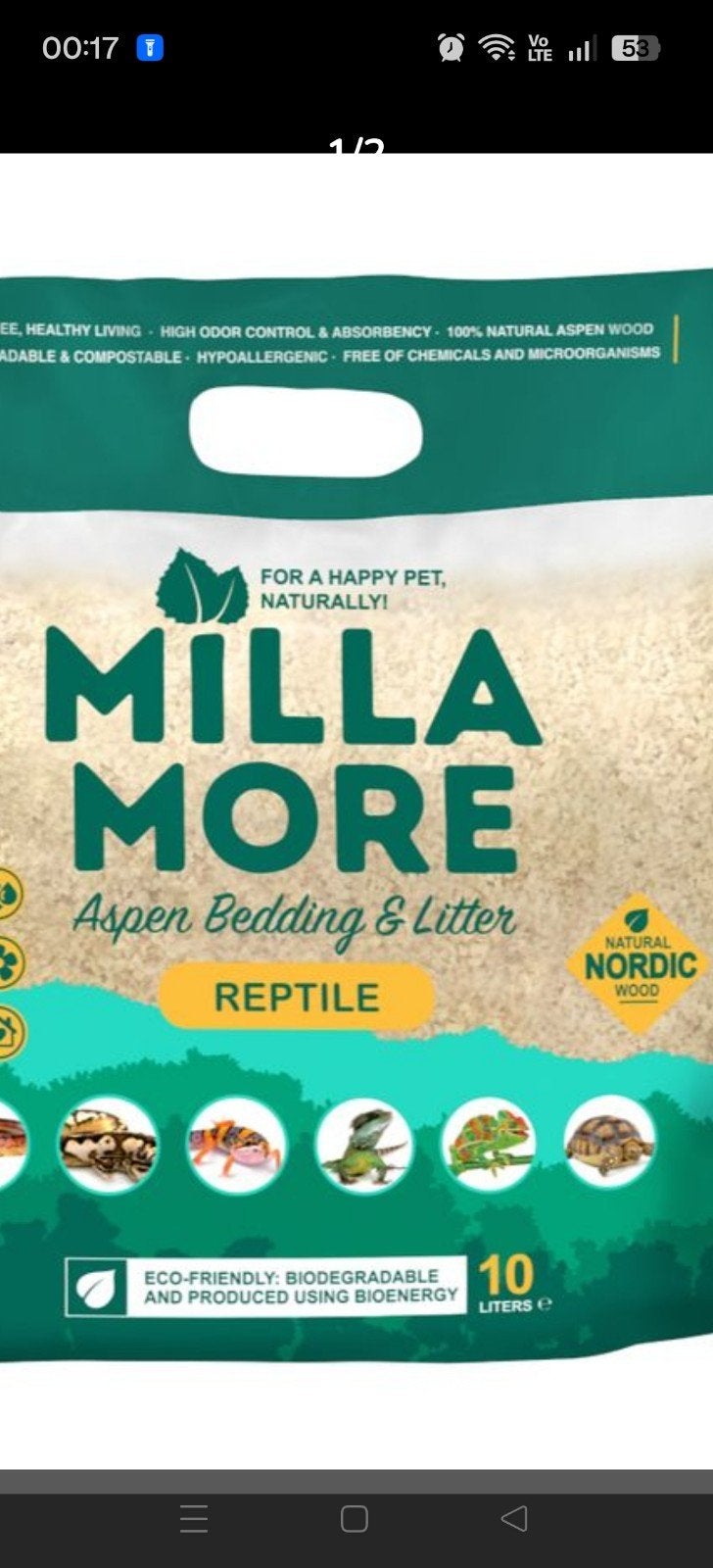 reptile bedding, Ophalen, Overige soorten