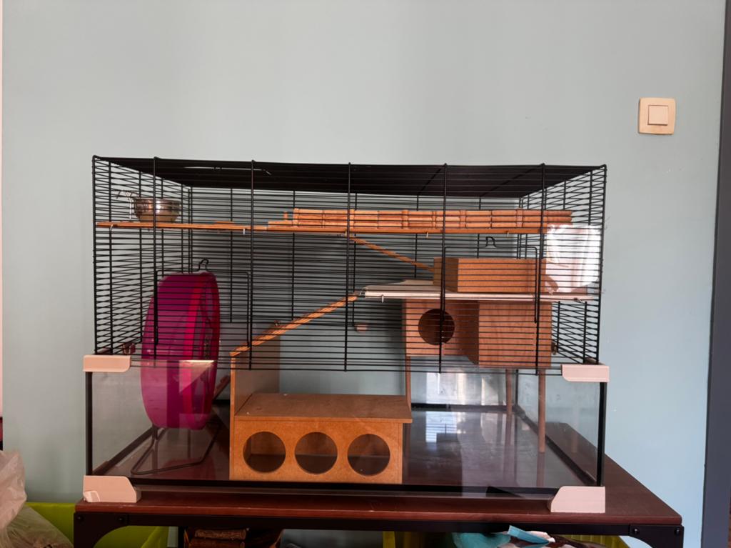 Cage hamster complete, Animaux & Accessoires, Enlèvement, Comme neuf, Cage, Hamster