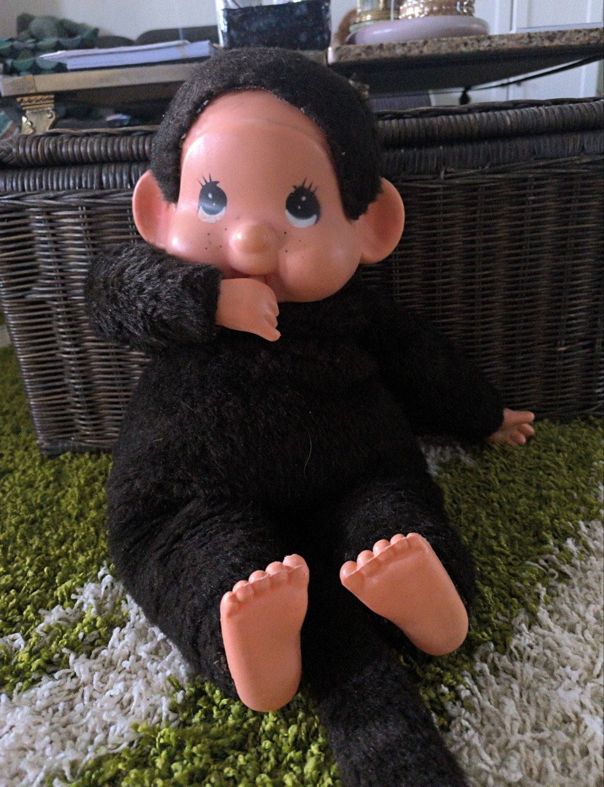 Grote Monchhichi 59 cm, Ophalen of Verzenden, Gebruikt