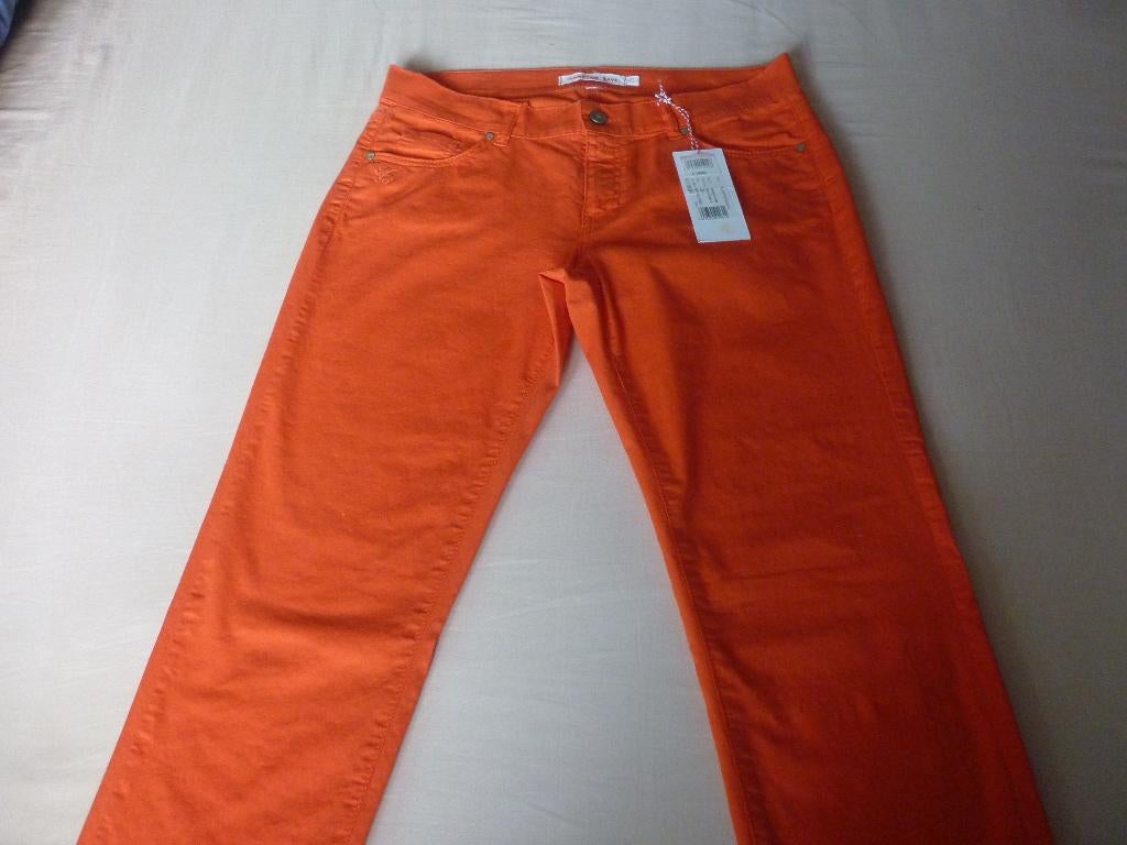 Zomerbroek Hampton Bays, Kleding | Dames, Maat 38/40 (M), Nieuw, Oranje, Ophalen of Verzenden