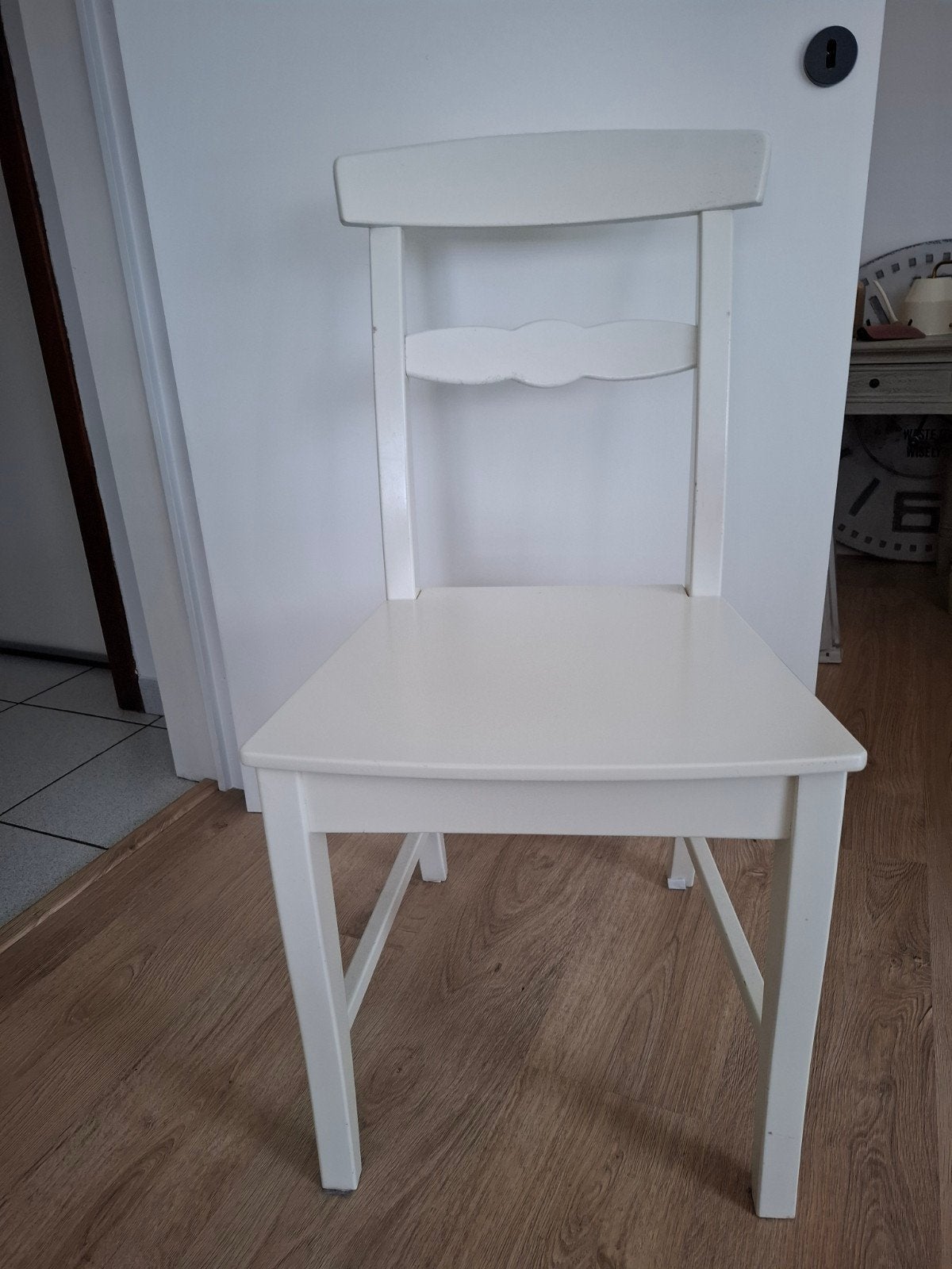 Houten stoelen, Huis en Inrichting, Ophalen, Wit