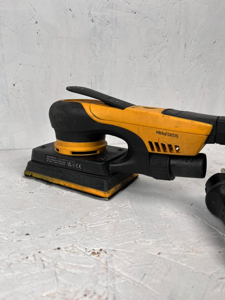Ponceuse orbitale Mirka Deos 353 - fonctionne, Moins de 600 watts, Enlèvement ou Envoi, ., Utilisé