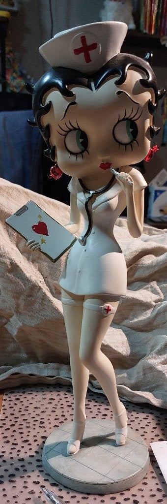 Betty boop beeld verpleegster 2009, Verzamelen, Ophalen, Betty Boop, Zo goed als nieuw, Beeldje of Figuurtje