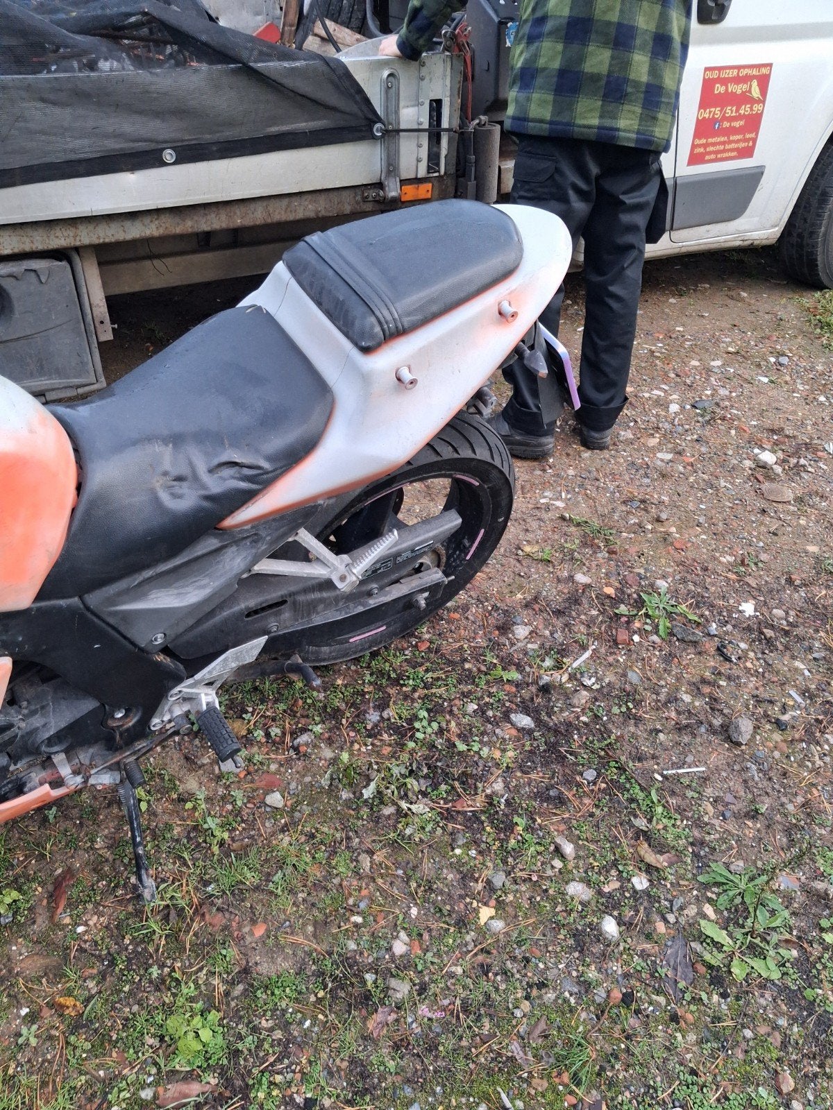 te koop moto merkdaelim.vjf125, Motos, Enlèvement, Utilisé