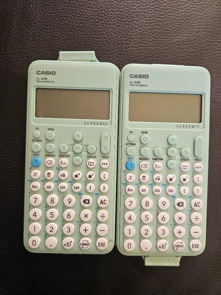 CALCULATRICE CASIO FX-92B SECONDAIRE, Diversen, Ophalen of Verzenden, Zo goed als nieuw