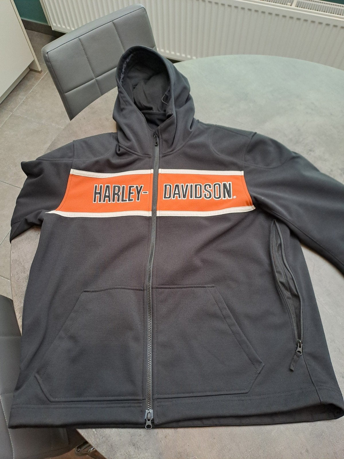 Jas harley echt nieuwstaat, Ophalen, Jas | textiel, Heren, Nieuw zonder kaartje