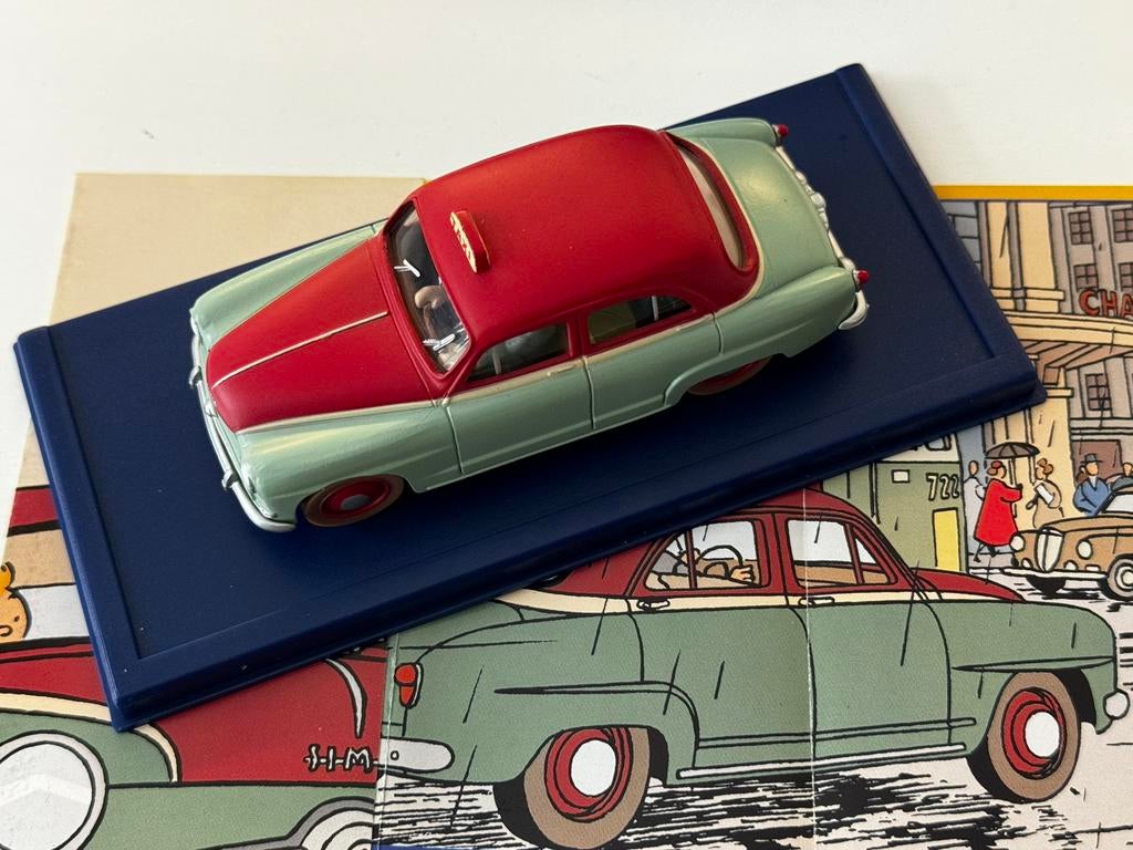 Kuifje auto 1:43 de simca taxi uit Zaak zonnebloem, Enlèvement ou Envoi, Tintin