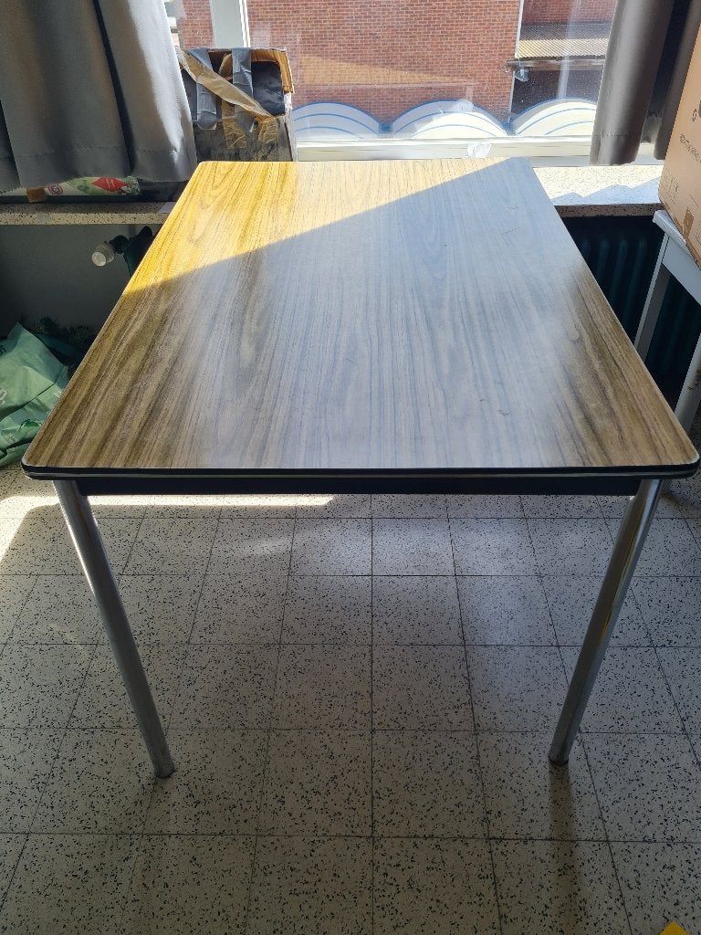 vintage formica tafel - keukentafel 120 X 80 cm h.75 cm, Ophalen