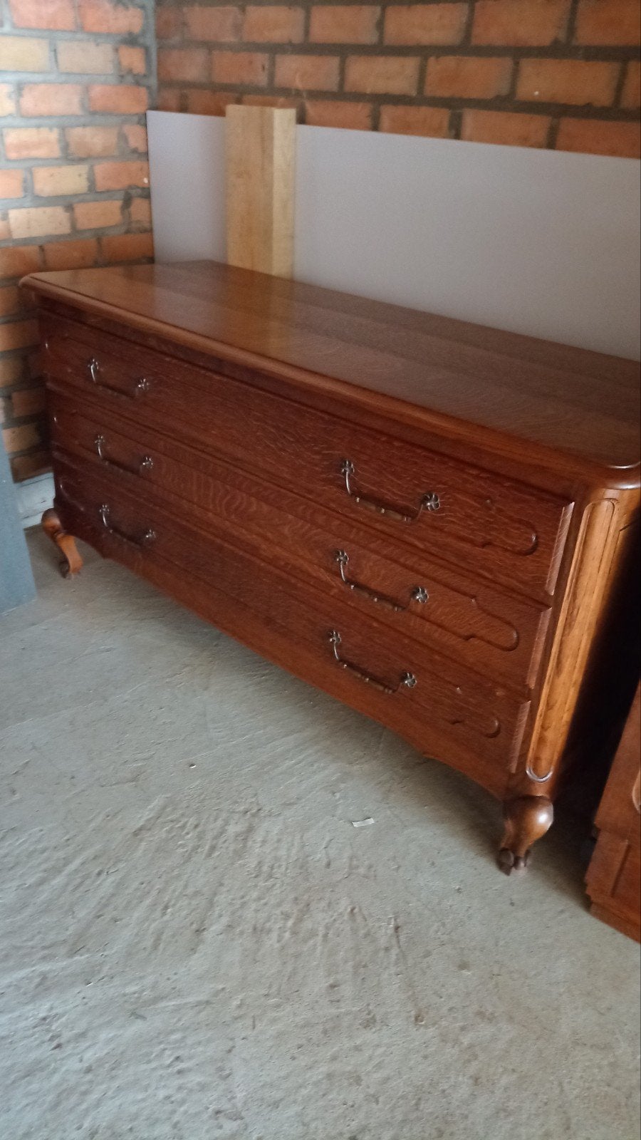 Eiken commode met 3 laden, Ophalen