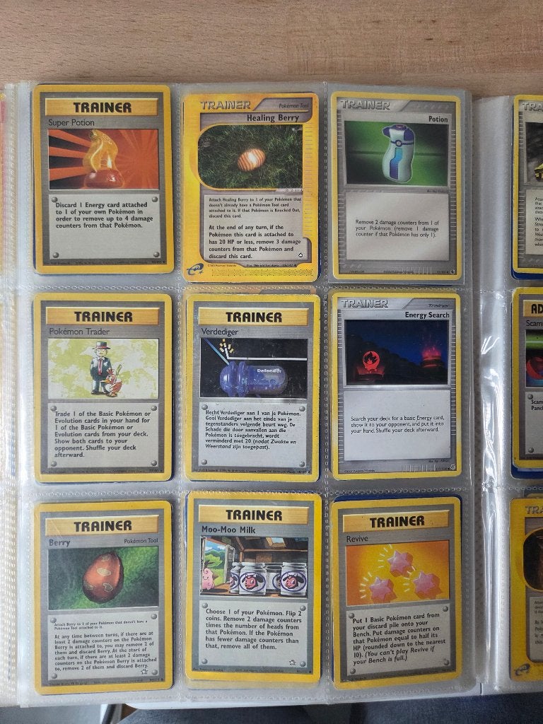 Grote lot vintage Pokémon Trainer kaarten, Enlèvement ou Envoi