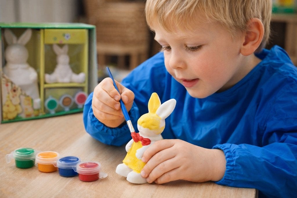 Kit créatif – 4 lapins à peindre, Enlèvement ou Envoi, Neuf