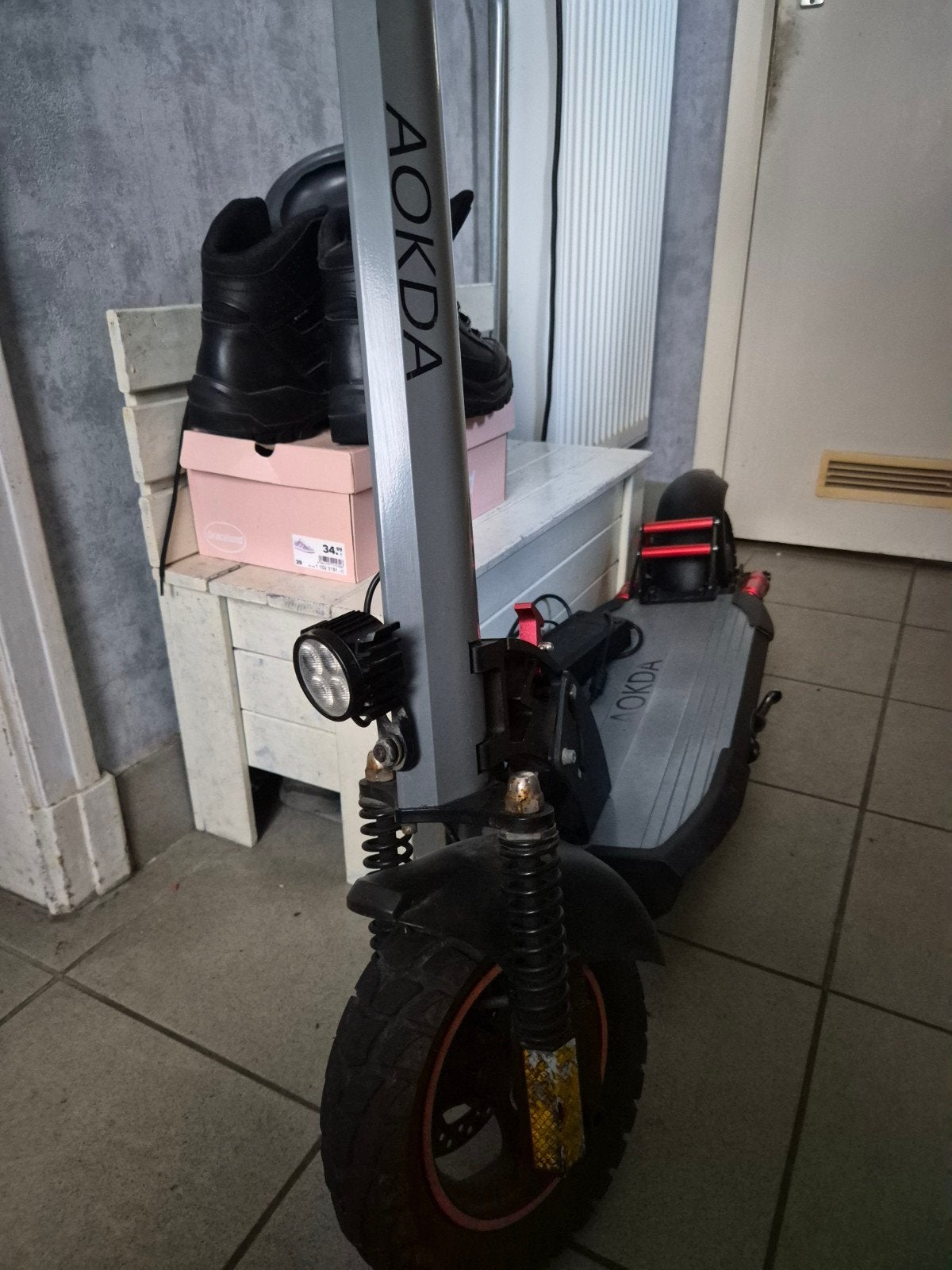 step, Fietsen en Brommers, Ophalen, Gebruikt, Elektrische step (E-scooter), AOKDA