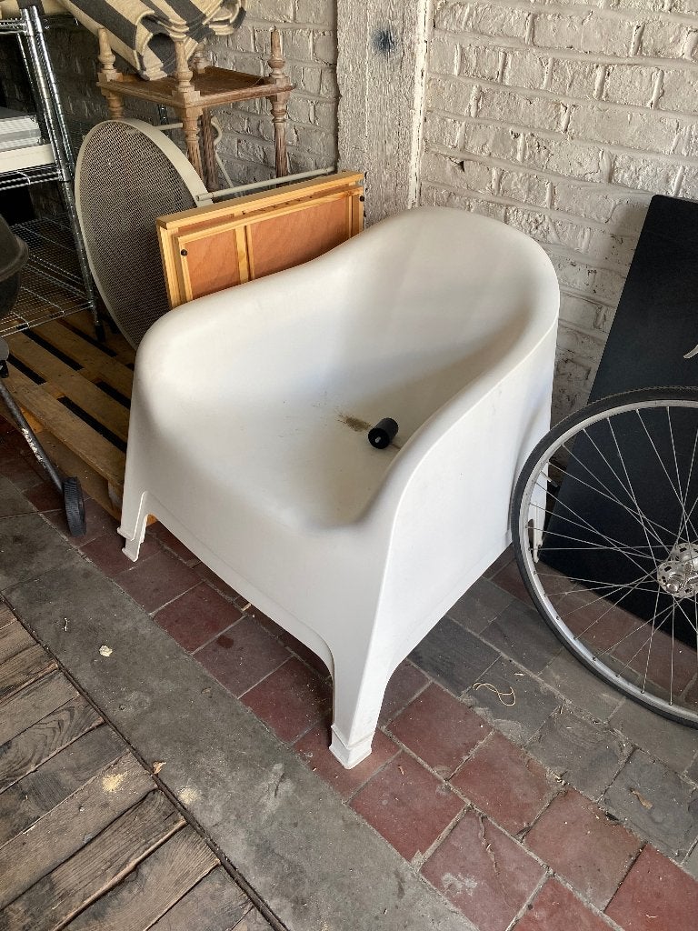 SKARPÖ Fauteuil, extérieur, blanc, Comme neuf, Enlèvement, Autres matériaux, Blanc