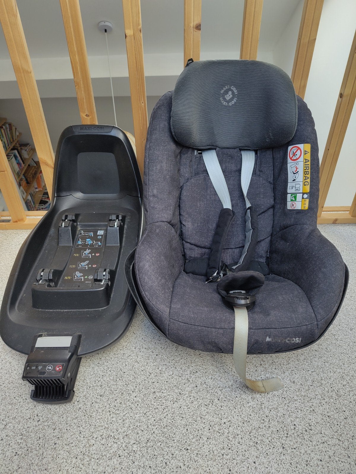Siège auto Maxi Cosi 2-way fix Isofix, Enfants & Bébés, 0 à 18 kg, Dossier réglable, Enlèvement, Utilisé