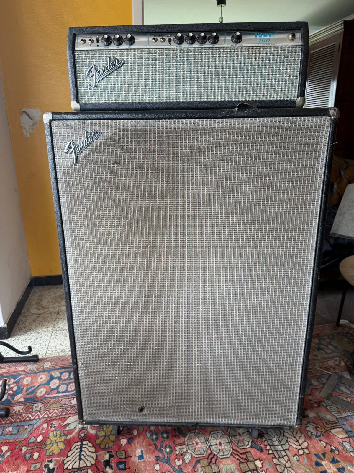 Fender bassman 100, Muziek en Instrumenten, Ophalen, Gebruikt, Basgitaar, 100 watt of meer
