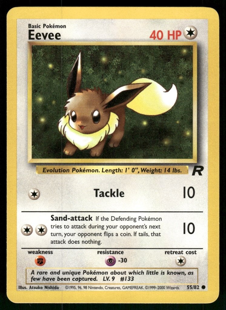 Eevee 55/82 - Team Rocket (NM), Verzenden, Gebruikt