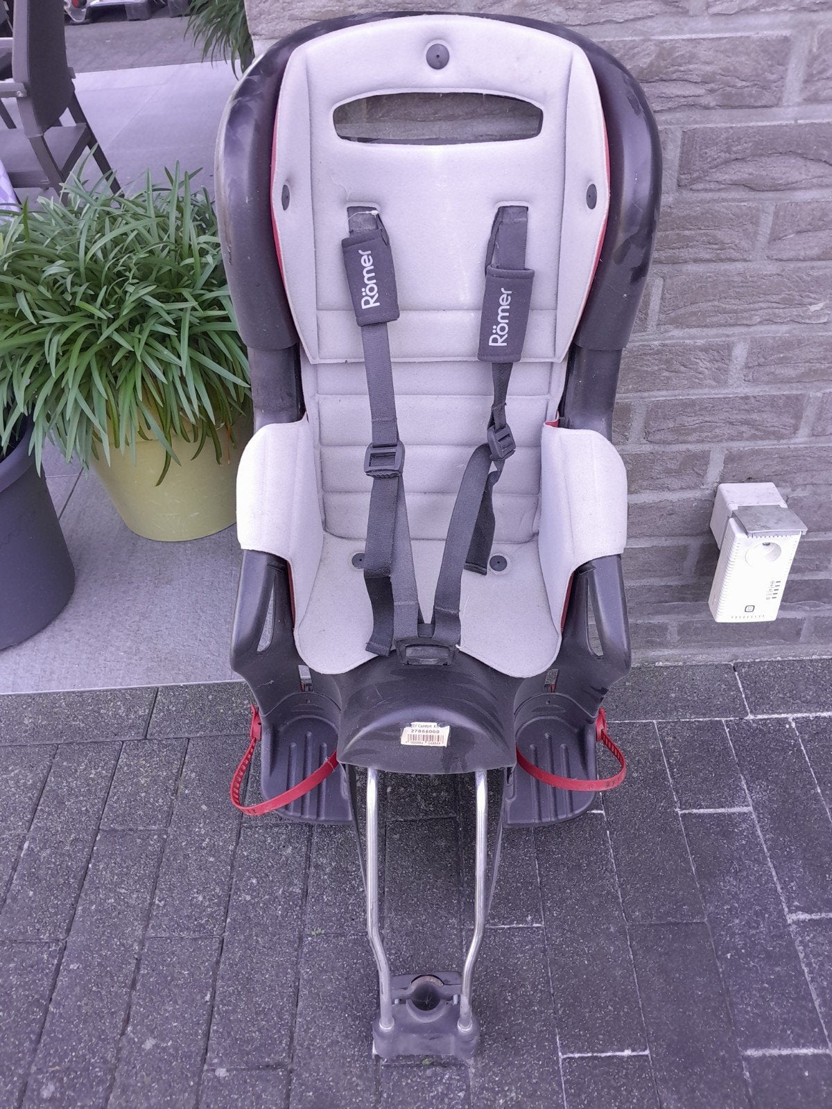 Kinder fietstoel, Ophalen