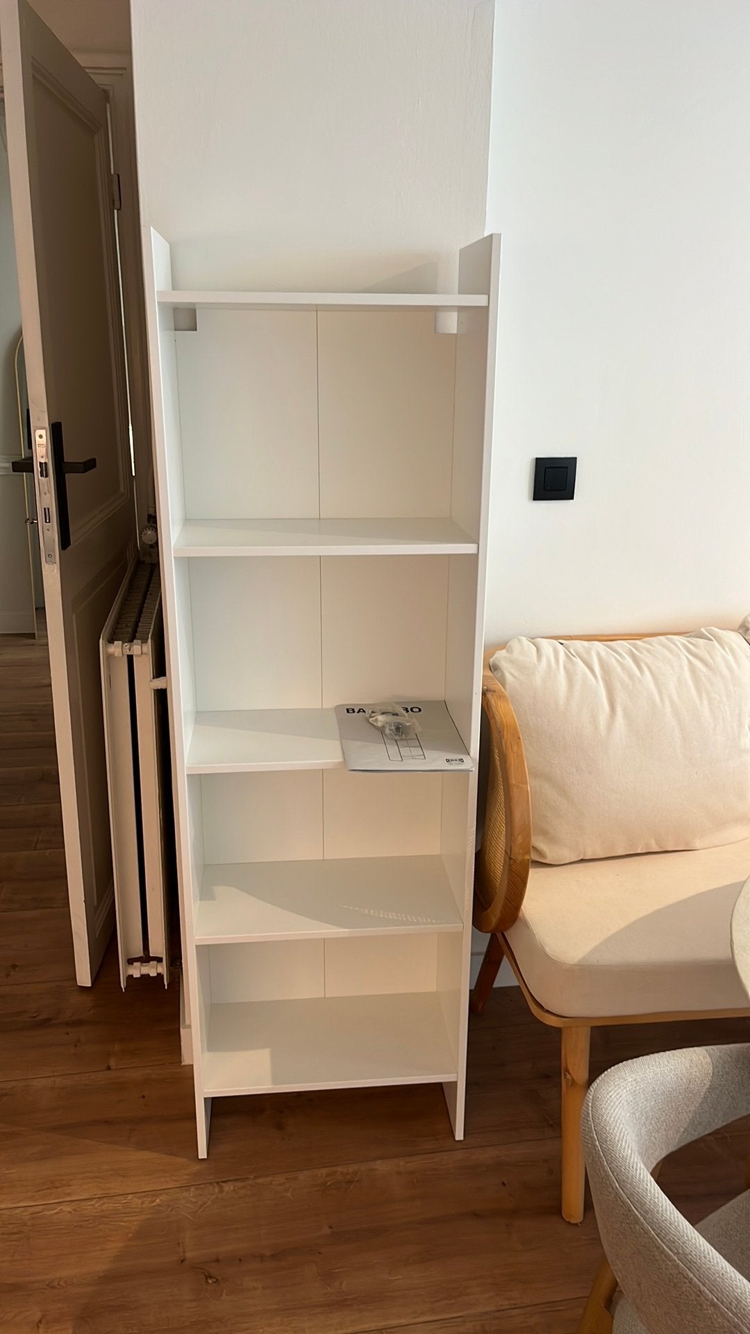 IKEA BAGGEBO boekenkast wit (50x25x160cm) - Nieuw, Huis en Inrichting, Ophalen, Met plank(en), Nieuw, 50 tot 100 cm