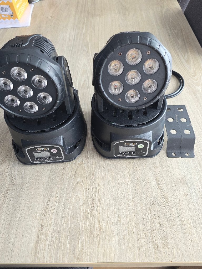4 x 7x18watt movingheads, Enlèvement, Neuf, Lumières, Commande sonore