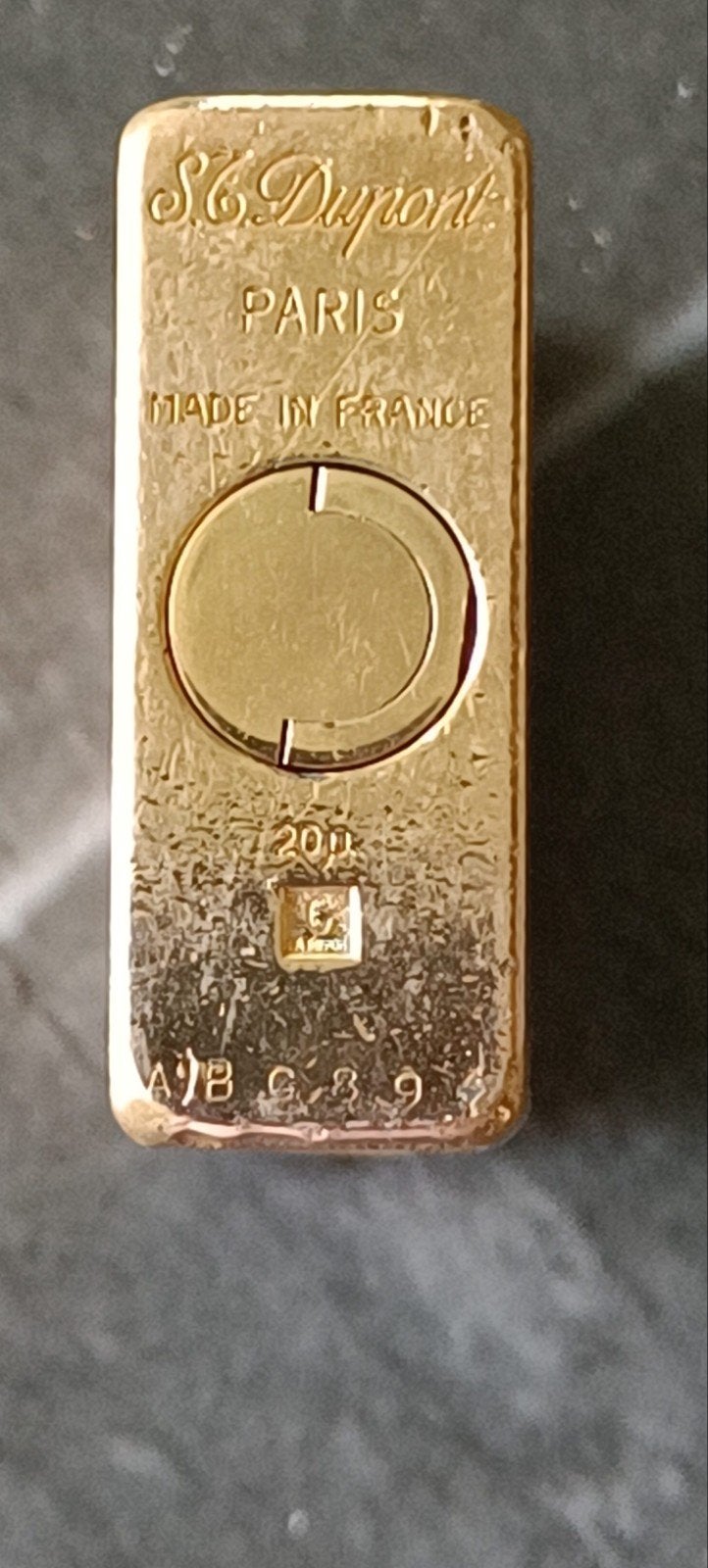 Dupont Paris gouden aansteker jaren 60, Ophalen, Gebruikt, Aansteker