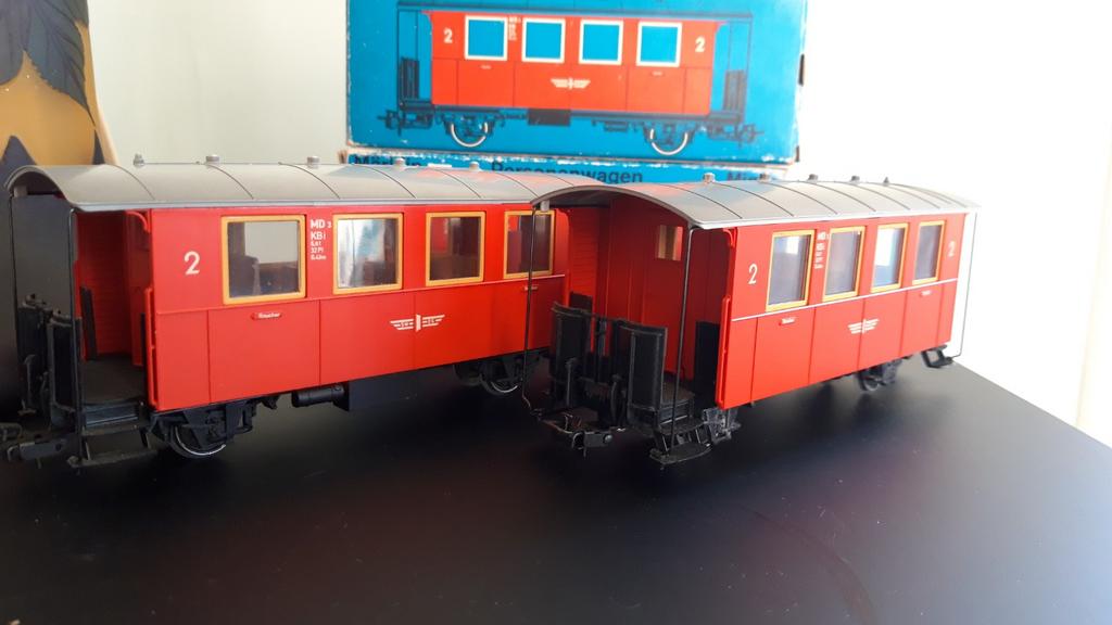 Marklin  4400 Minex 2 rijtuigen, Hobby en Vrije tijd, Modeltreinen | H0, Ophalen of Verzenden